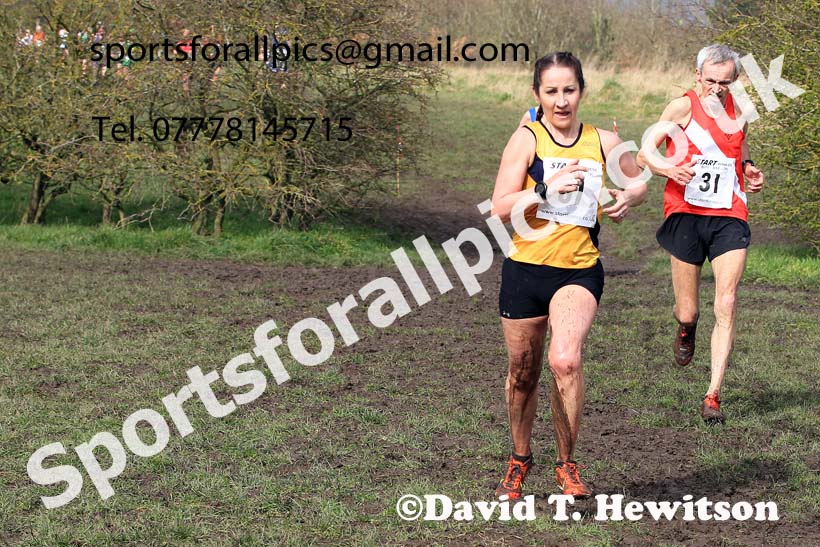 Womens and Mens 65+ in the 2023 BMAF Cross Country Champs., Wallsend. Photo: David T. Hewitson/Sports for All Pics